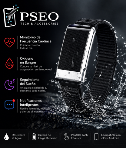 Smart Brazalet, Pulsera inteligente, Brazalete inteligente, Salud, Smart watch screenless, Reloj inteligente sin pantalla