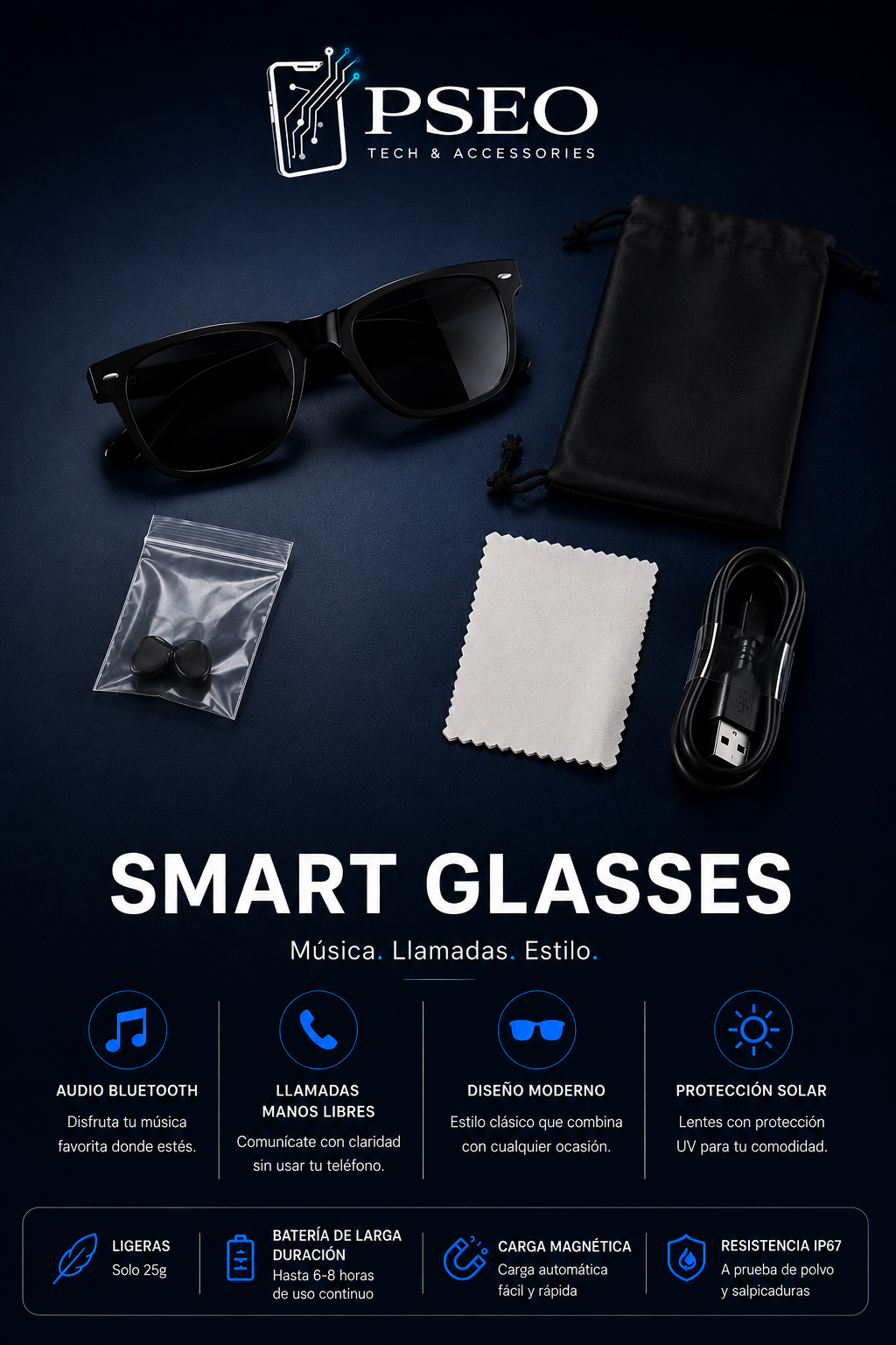 Gafas inteligentes Smart Glases Inteligencia Artificial